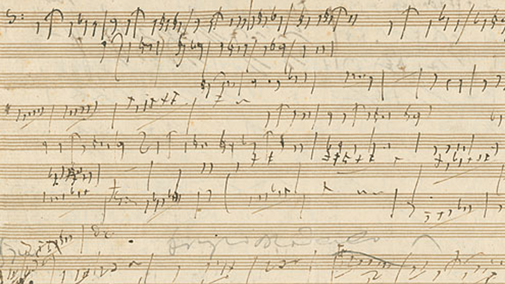 Manuscript of Beethoven's Archduke Trio